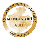 2022 - Médaille d'Or Mundus Vini - Or 